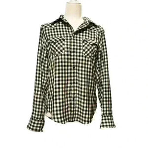 Preppy School girl Polo Ralph Lauren Womens Black/White Buffalo